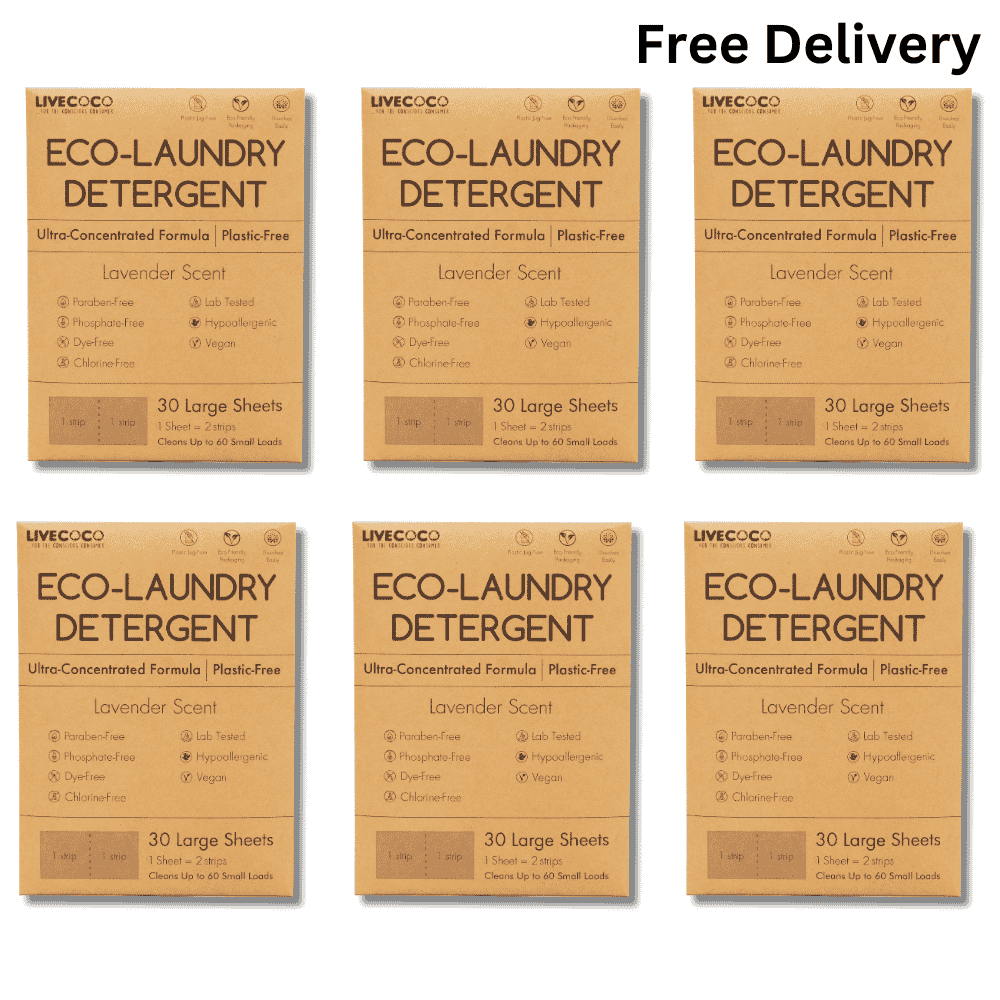 Eco-Laundry Detergent Sheets (60, 180 & 360 Loads)