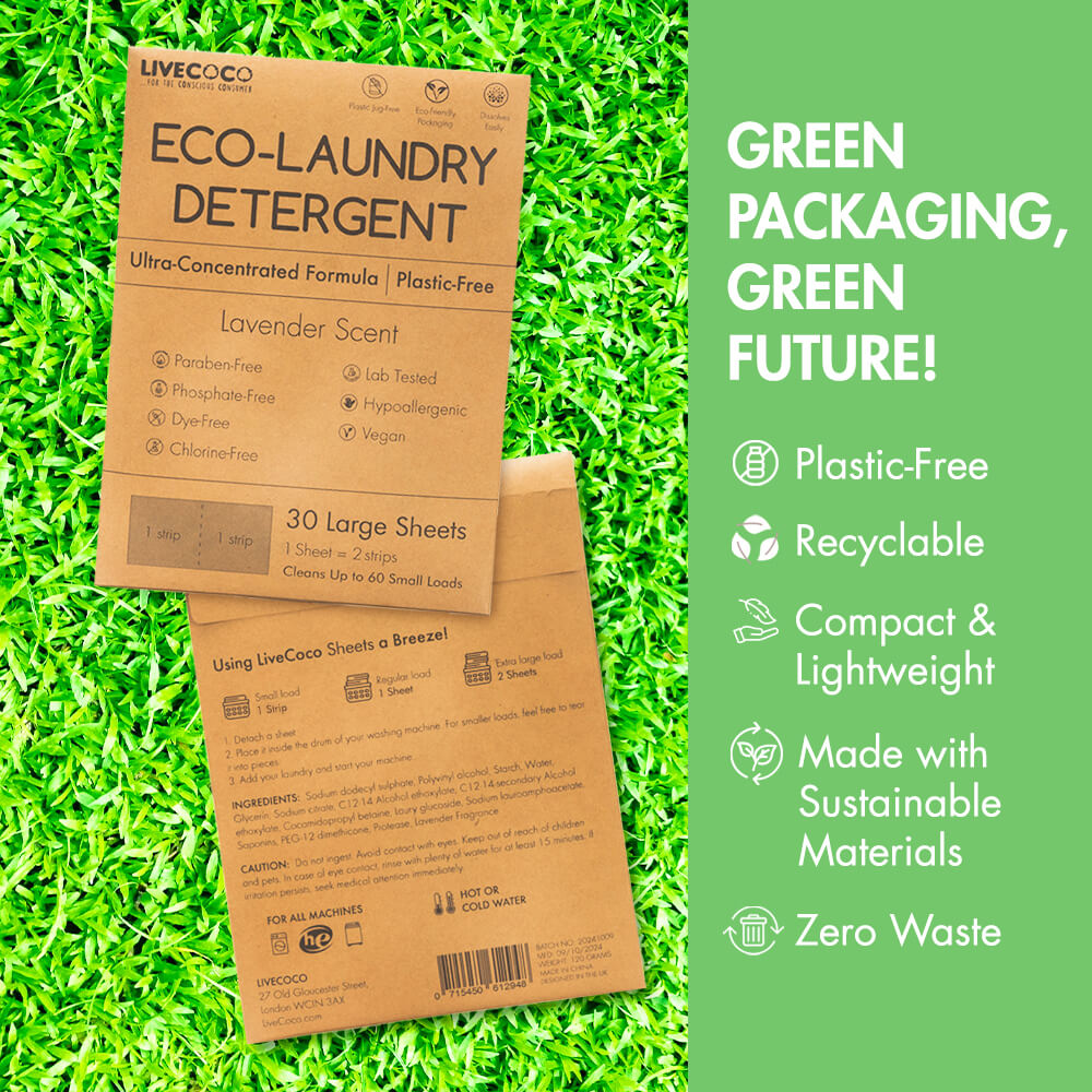 Eco-Laundry Detergent Sheets (60, 180 & 360 Loads)