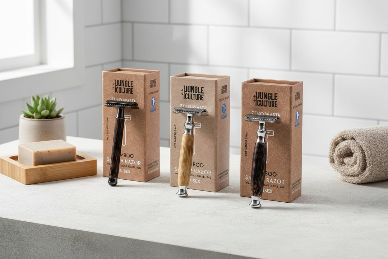 Bamboo Safety Razor | Reusable Bamboo Razor-0