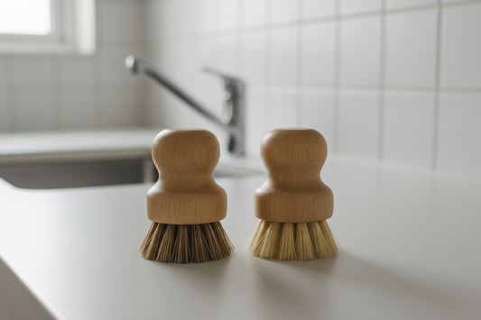 Set of 2 Eco-Friendly Kitchen Brushes (Free Delivery)