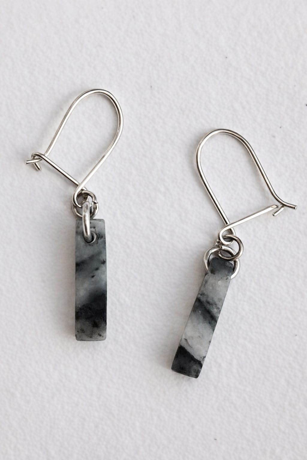 Crystal Beach Rock Earrings