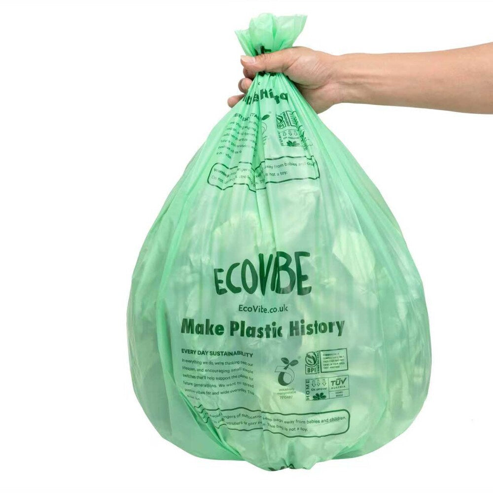 25 Biodegradable Bin Bags - 50 Litre-0
