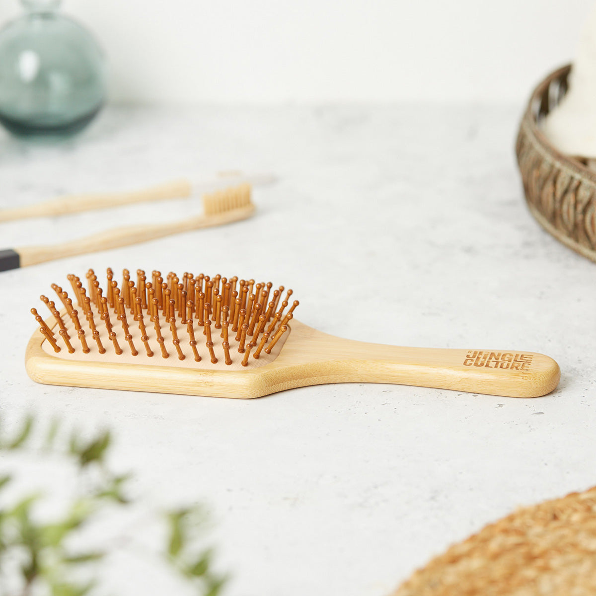Bamboo Hairbrush | Sustainable • Gentle • Made for Every Hair Type