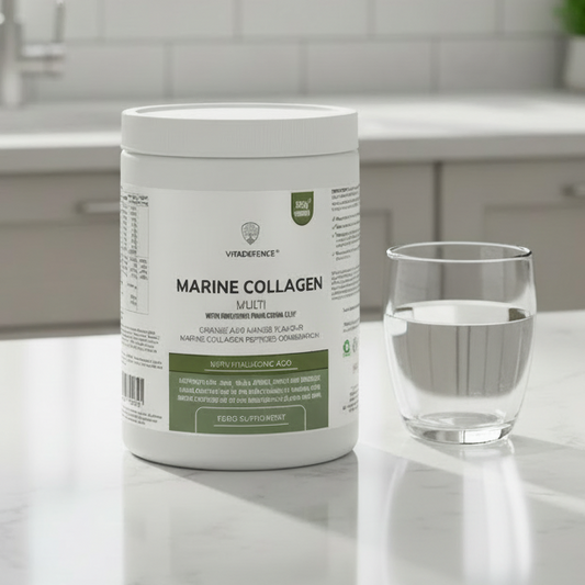 Vitadefence® Marine Collagen Multi – Orange & Mango Flavoured Powder - 315g-0