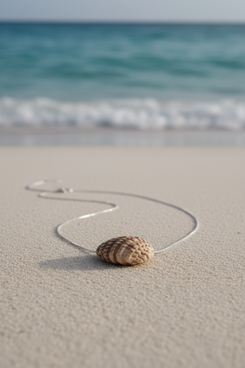 Natural Sea Shell Pendant Necklace