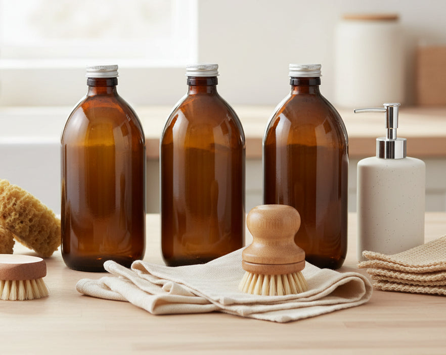 Amber Glass Refill Bottles-0