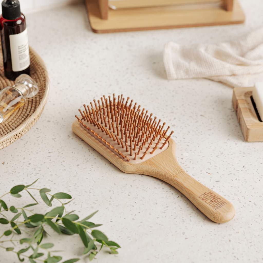 Bamboo Hairbrush | Sustainable • Gentle • Made for Every Hair Type