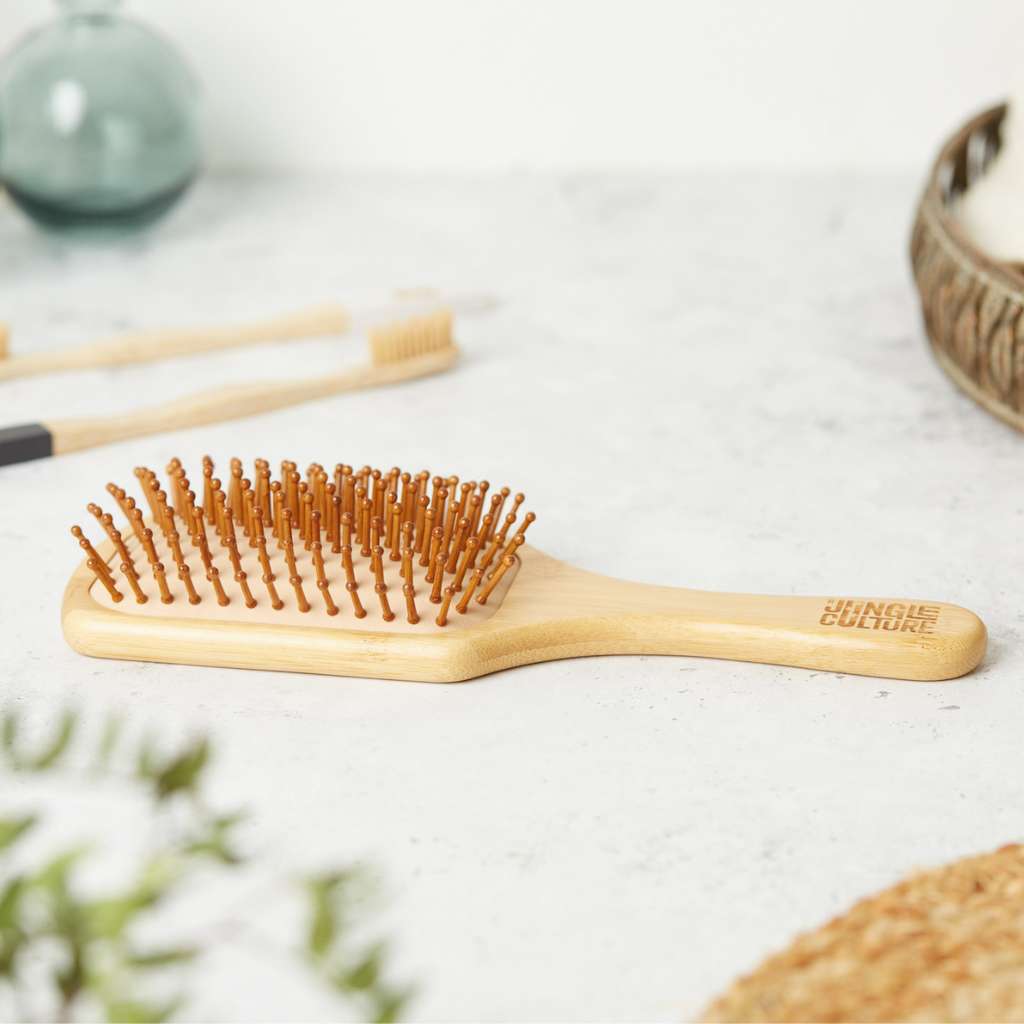 Bamboo Hairbrush | Sustainable • Gentle • Made for Every Hair Type-4