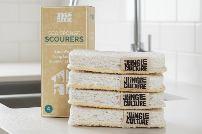 Eco Dish Sponges | Pack of 4-0