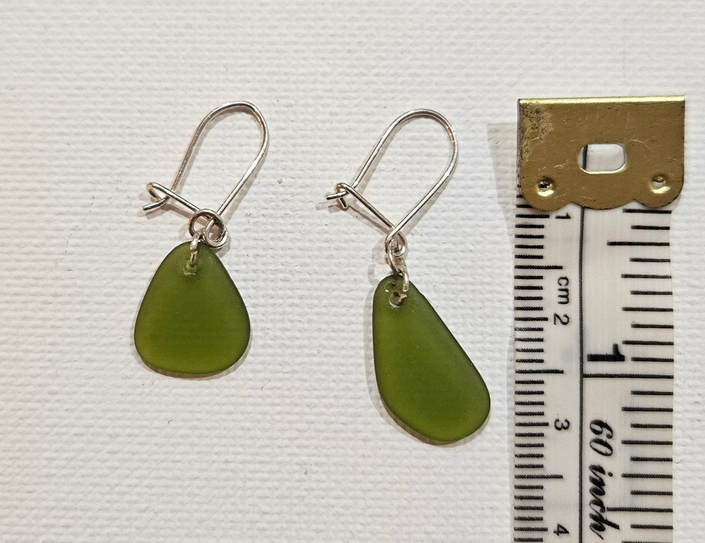 🌊 Seaglass & Recycled Silver Jewellery Set